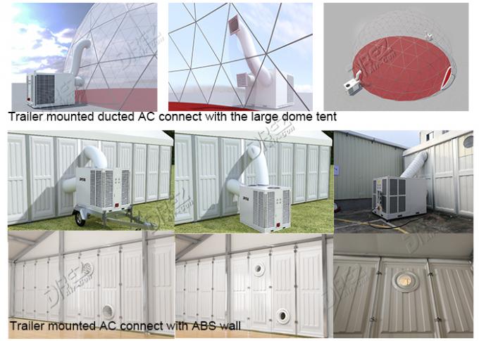 Openlucht de Tent van de de Airconditioner Industrieel Opslag van 10HP Aanhangwagen Opgezet Snel het Koelen Gebruik