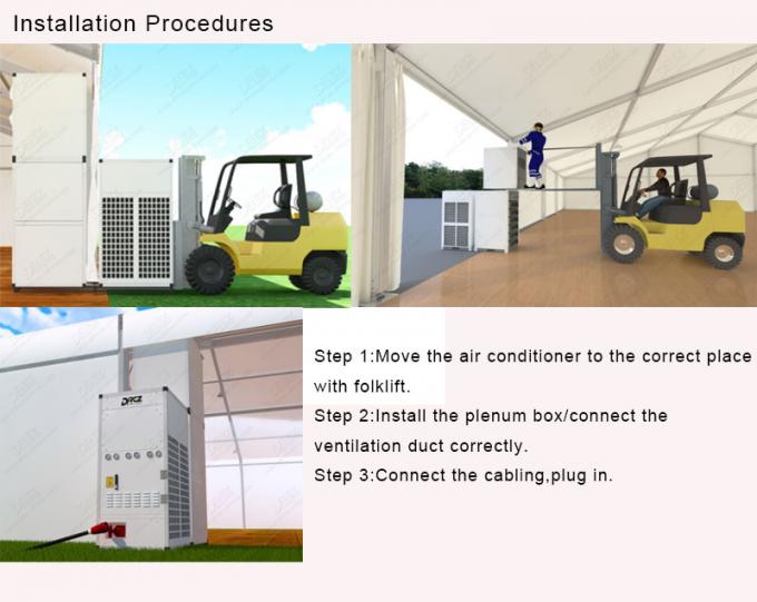 De Tent Koelere Airconditioner van het temperatuurcontrolemechanisme/de Commerciële Tijdelijke AC Eenheid van 25hp